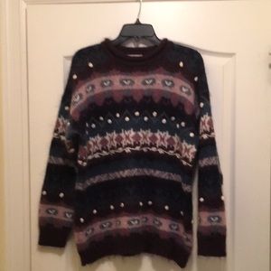 Vintage hand-embroidered sweater